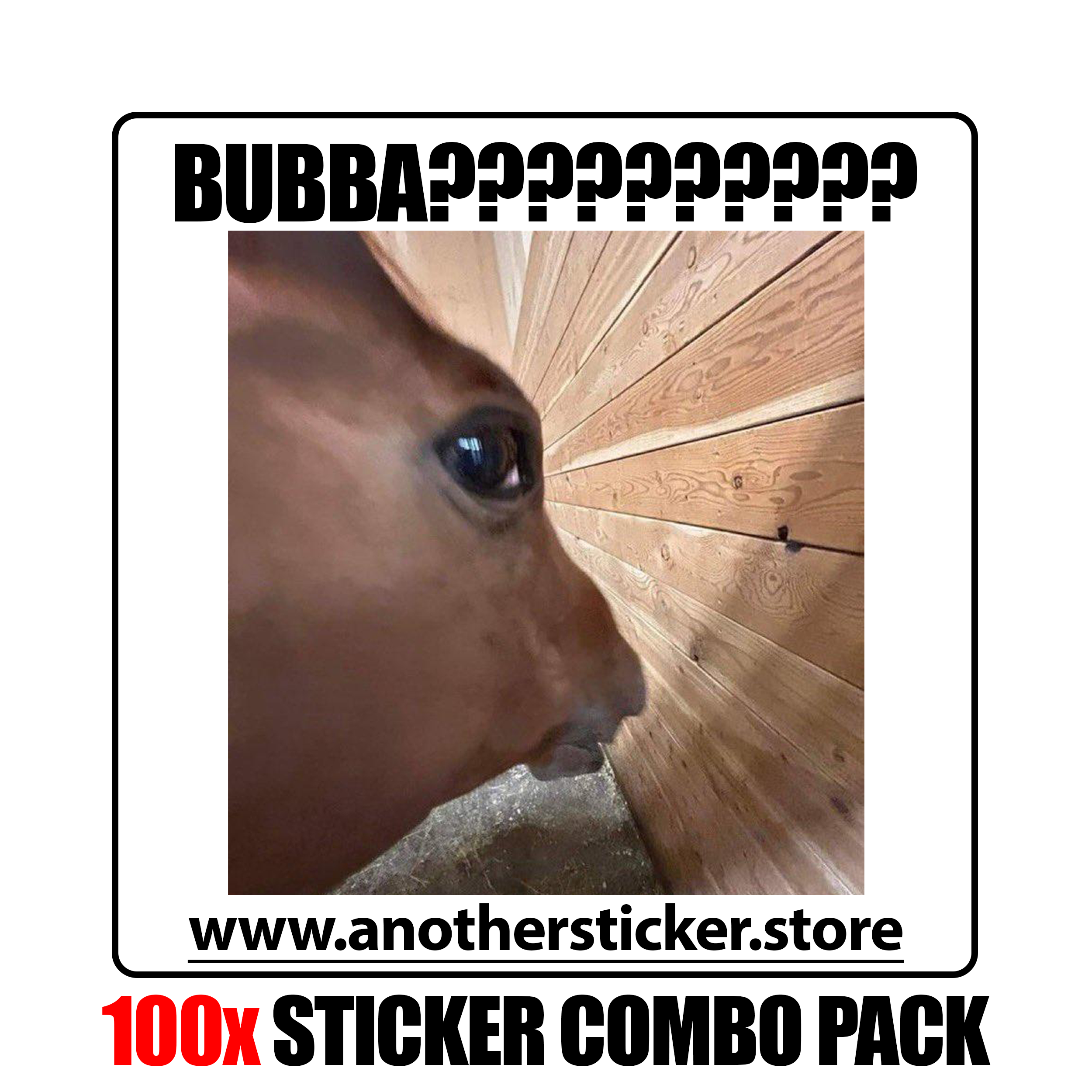 Bubba??? Horse Sticker