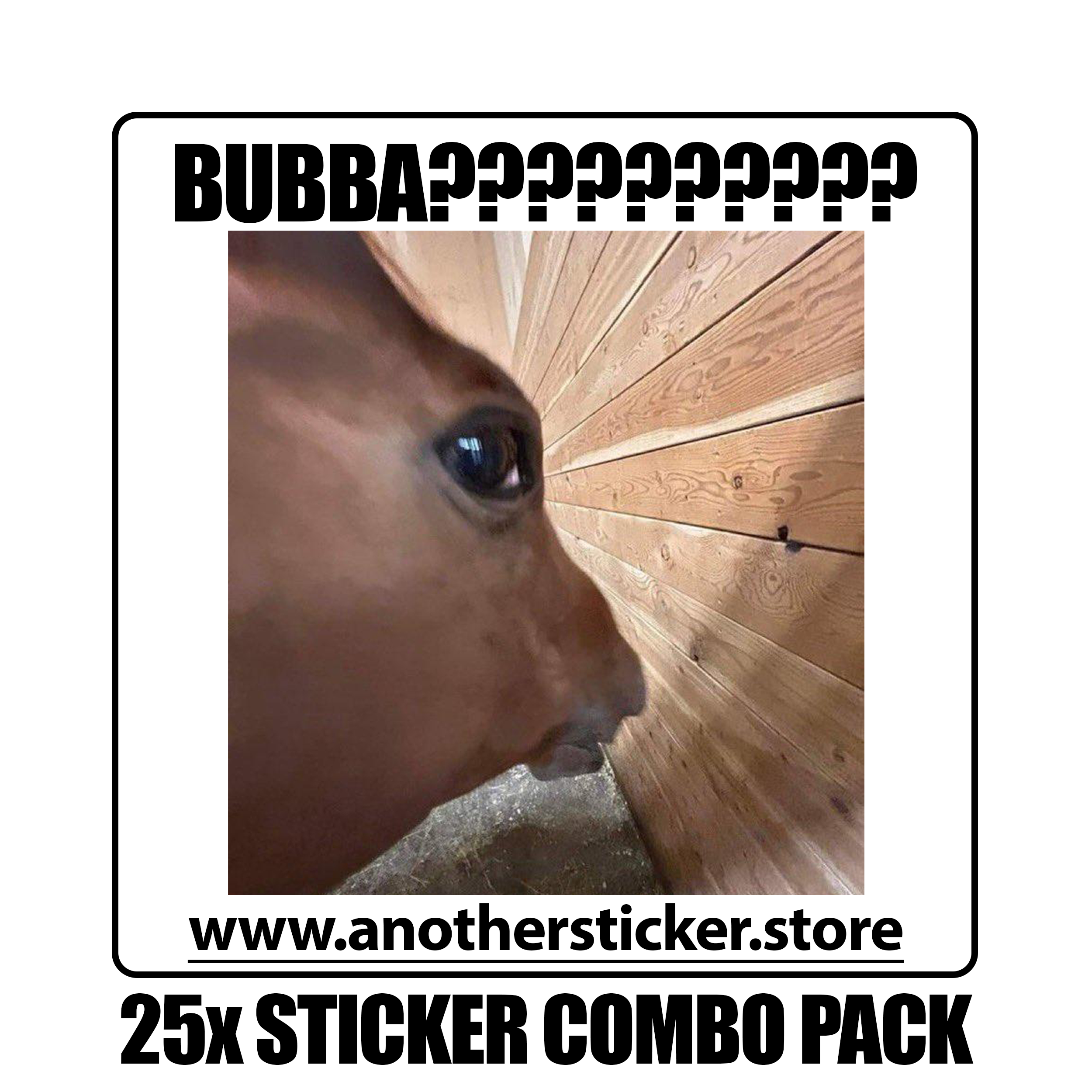 Bubba??? Horse Sticker