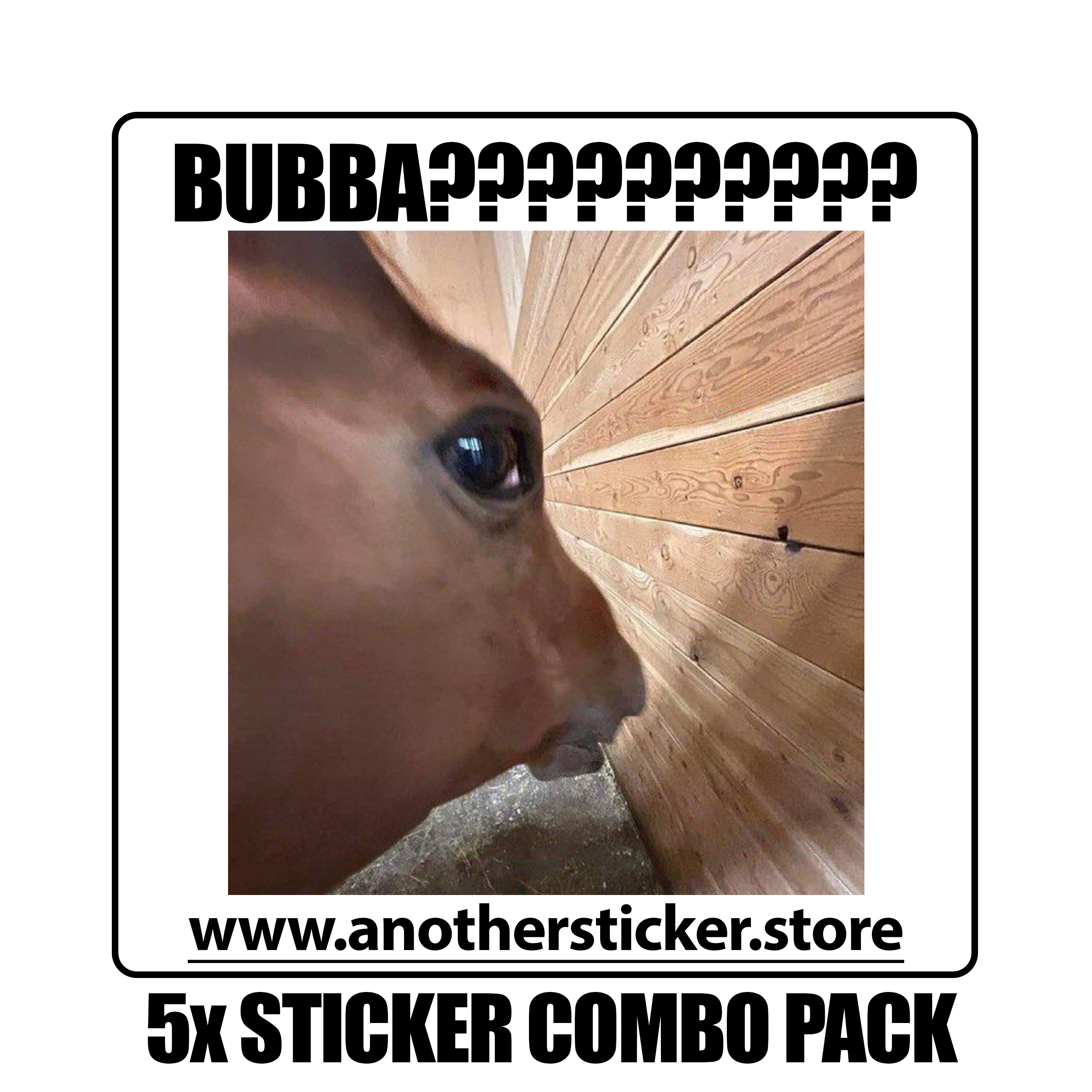 Bubba??? Horse Sticker