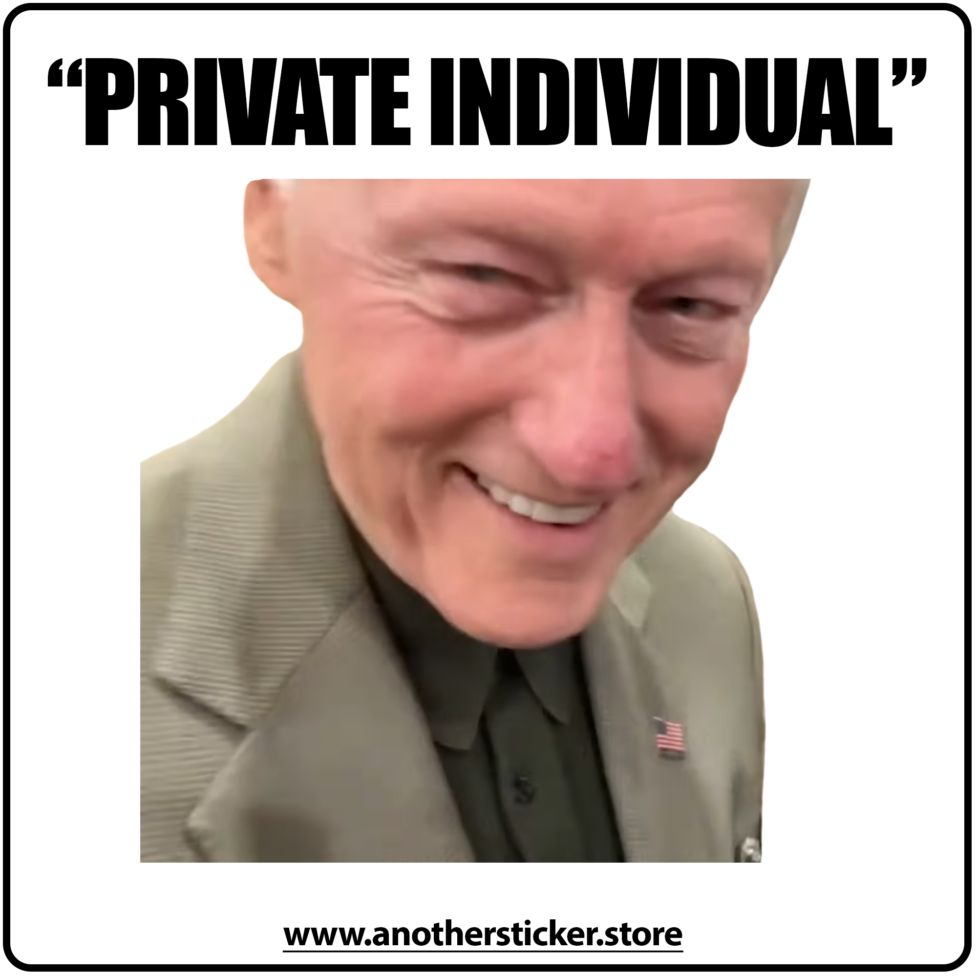 Private Individual Sticker